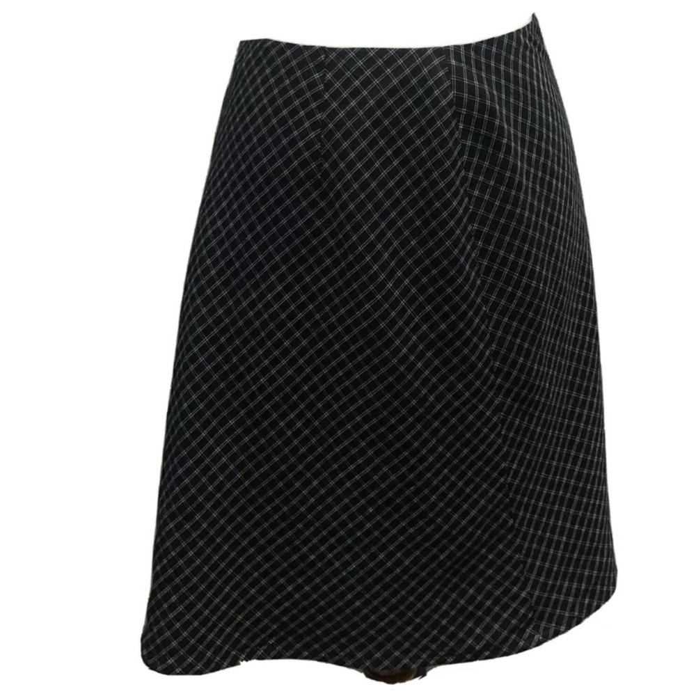 Ann Taylor LOFT A Line Skirt Black & White Size 6P